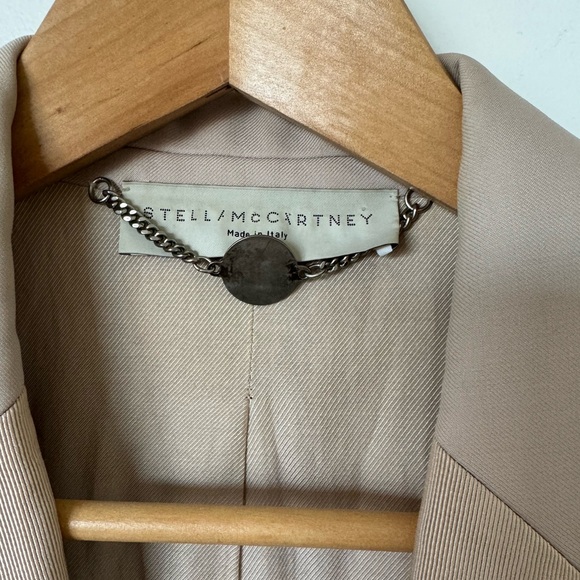 Stella McCartney wool beige pink blazer - Picture 3 of 6